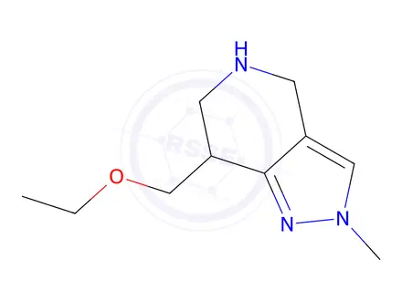 Chemical structure of 7-(Ethoxymethyl)-2-methyl-4,5,6,7-tetrahydro-2H-pyrazolo[4,3-c]pyridine