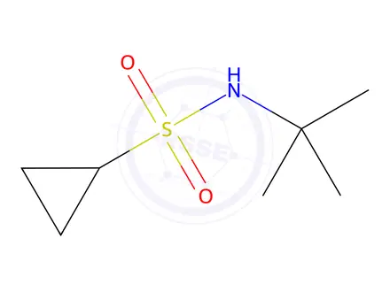 Chemical structure of N-tert-Butylcyclopropanesulfonamide