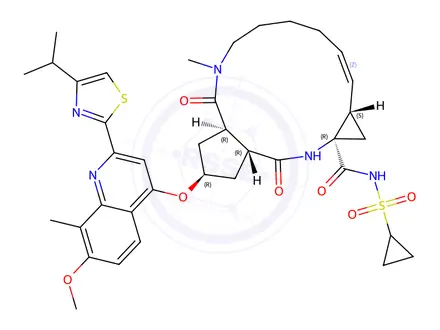 Chemical structure of Simeprevir