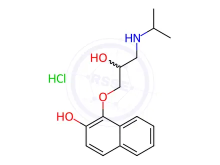 Chemical structure of Propranolol Impurity 12(Hydrochloride)