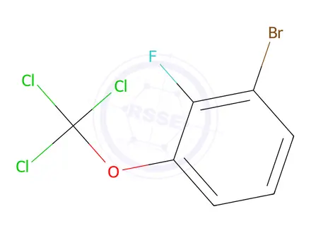 Chemical structure of 1-Bromo-2-fluoro-3-(trichloromethoxy)benzene