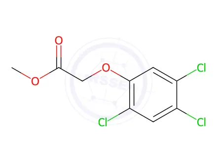 Chemical structure of 2,4,5-T-methyl ester