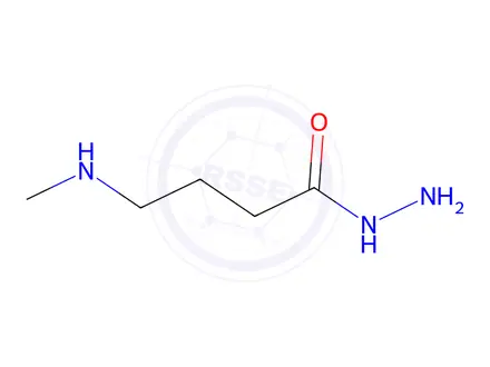 Chemical structure of 4-(methylamino)butanehydrazide