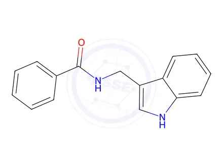 Chemical structure of N-((1H-Indol-3-yl)methyl)benzamide