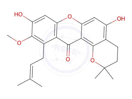 Chemical structure of 1-Isomangostin