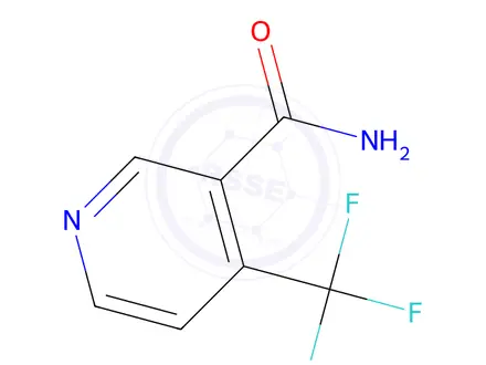 Chemical structure of 4-(Trifluoromethyl)nicotinamide