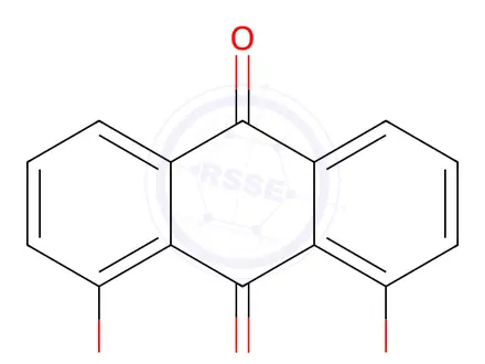 Chemical structure of 1,8-Diethoxyanthracene-9,10-dione