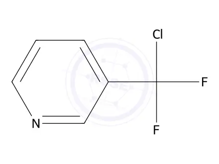 Chemical structure of 3-(Chlorodifluoromethyl)pyridine