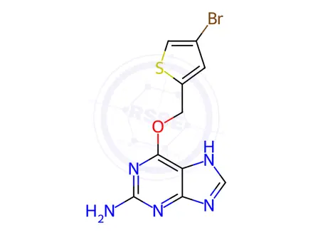 Chemical structure of Lomeguatrib