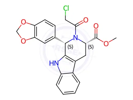 Chemical structure of Tadalafil Impurity K