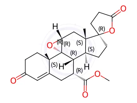 Chemical structure of Eplerenone