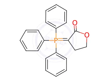 Chemical structure of 3-(Triphenylphosphoranylidene)tetrahydrofuran-2-one