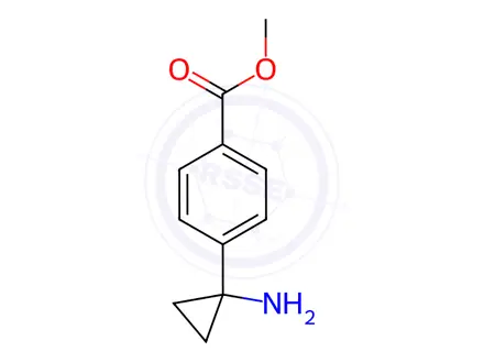 Chemical structure of Methyl 4-(1-Aminocyclopropyl)benzoate