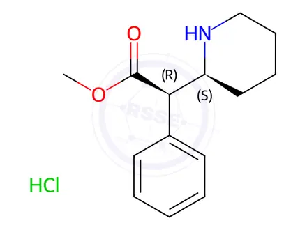 Chemical structure of Methylphenidate Erythro Isomer
