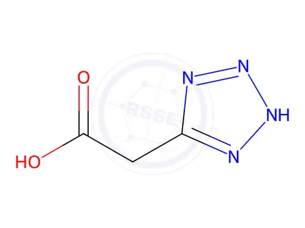 Chemical structure of (1H-Tetrazol-5-yl)-acetic acid