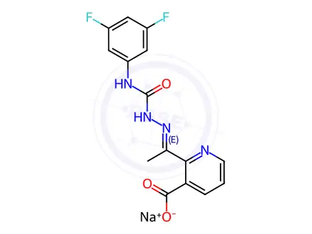 Chemical structure of Diflufenzopyr sodium