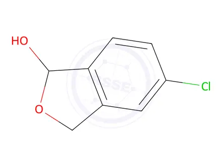 Chemical structure of 5-Chloro-1,3-dihydroisobenzofuran-1-ol