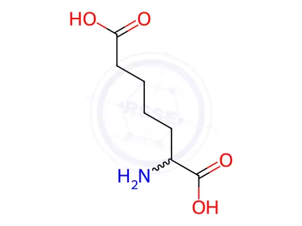 Chemical structure of DL-2-Aminopimelic Acid
