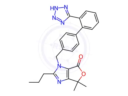 Chemical structure of Olmesartan Medoxomil EP Impurity B (Olmesartan Medoxomil USP Related Compound A)