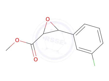 Chemical structure of 133991-91-0 Methyl 3-(3-chlorophenyl)oxirane-2-carboxylate