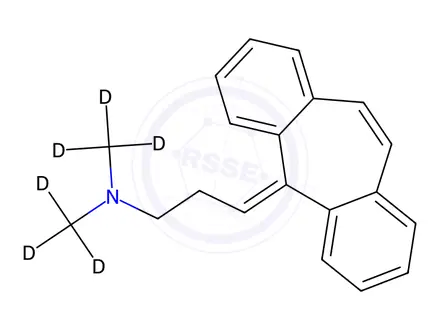 Chemical structure of Cyclobenzaprine-d6