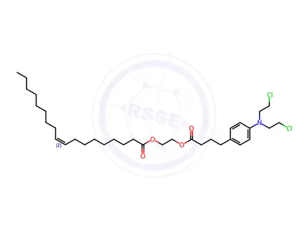 Chemical structure of chlorambucil-oleic acid conjugate