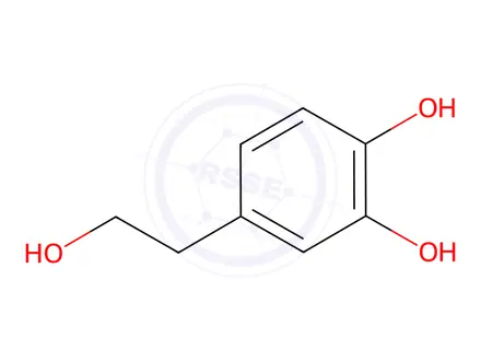 Chemical structure of 3,4-Dihydroxyphenylethanol