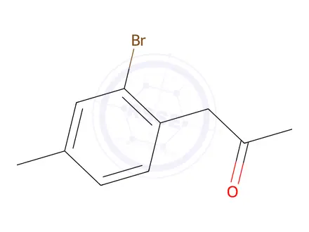 Chemical structure of 1-(2-Bromo-4-methylphenyl)propan-2-one
