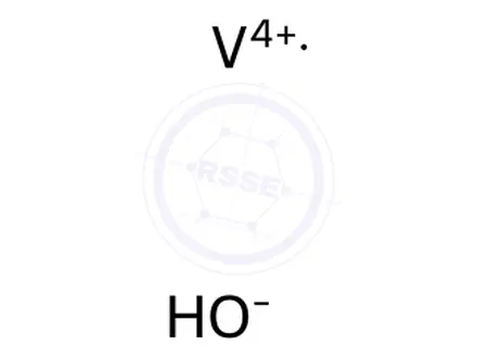 Chemical structure of vanadium tetrahydroxide