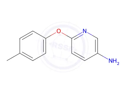 Chemical structure of 6-(4-methylphenoxy)pyridin-3-amine