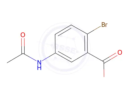 Chemical structure of 5-Acetamido-2-Bromobenzoic Acid