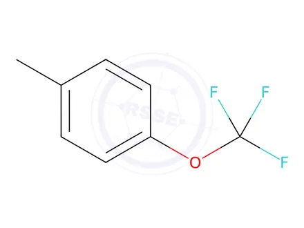 Chemical structure of 4-(Trifluoromethoxy)toluene