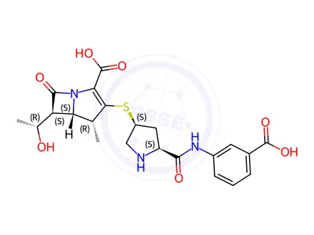Chemical structure of Ertapenem