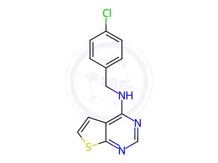 Chemical structure of n-(4-Chlorobenzyl)thieno[2,3-d]pyrimidin-4-amine