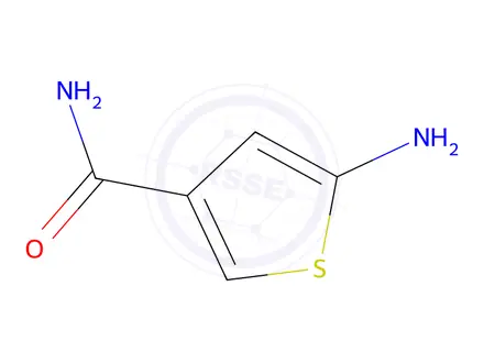 Chemical structure of 5-Aminothiophene-3-carboxamide