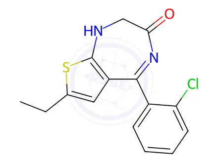 Chemical structure of Clotiazepam Impurity 1