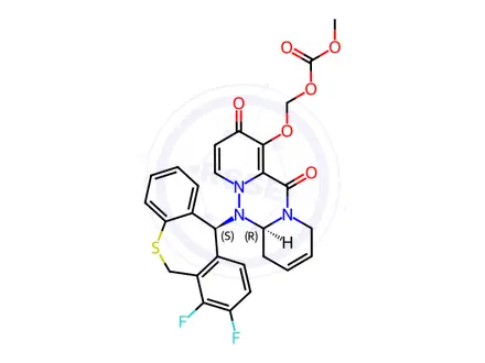 Chemical structure of Suraxavir Marboxil Impurity 111