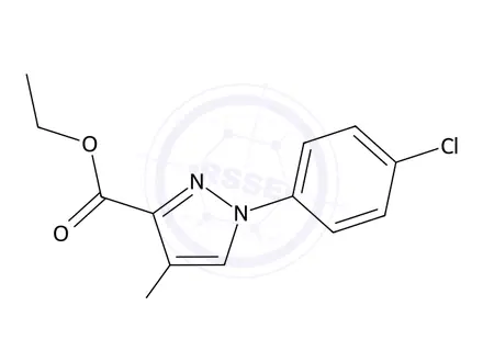 Chemical structure of 1-(4-Chloro-phenyl)-4-hydroxy-1H-pyrazole-3-carboxylic acid ethyl ester