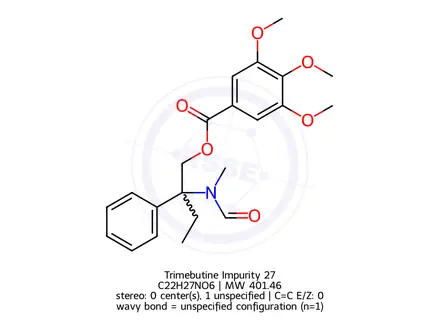 Chemical structure of Trimebutine Impurity 27