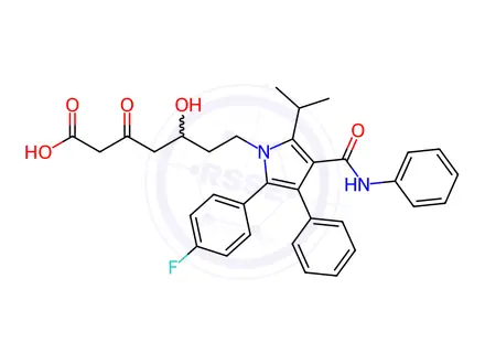 Chemical structure of Atorvastatin Calcium Impurity 1 Monomer