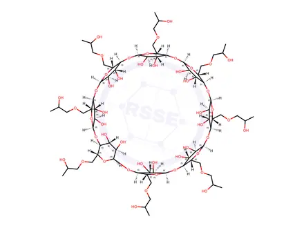 Chemical structure of Hydroxypropyl gamma Cyclodextrin