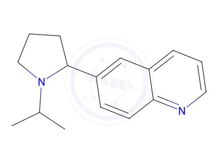 Chemical structure of 6-(1-Isopropylpyrrolidin-2-yl)quinoline