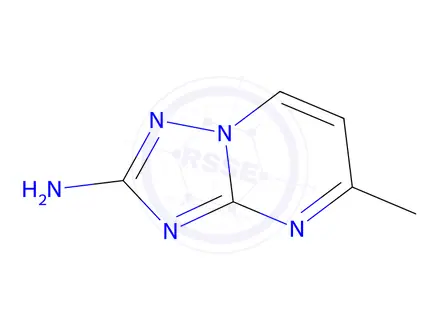 Chemical structure of 5-methyl-[1,2,4]triazolo[1,5-a]pyrimidin-2-amine