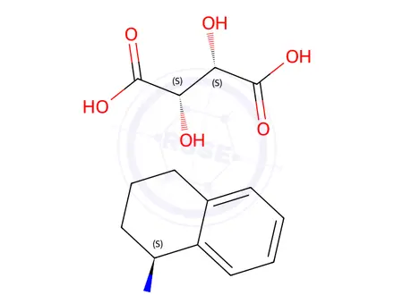 Chemical structure of (S)-1-AMino-1,2,3,4-Tetrahydronaphthalene Tartarate