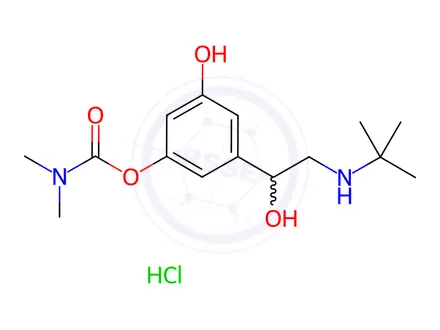 Chemical structure of Bambuterol Hydrochloride EP Impurity C (HCl Salt)