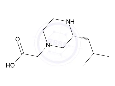 Chemical structure of (R)-2-(3-Isobutylpiperazin-1-yl)acetic acid