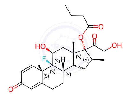 Chemical structure of Betamethasone 17-butyrate