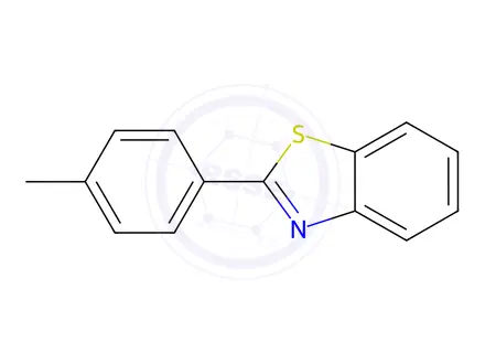 Chemical structure of 2-(4-Methylphenyl)benzothiazole