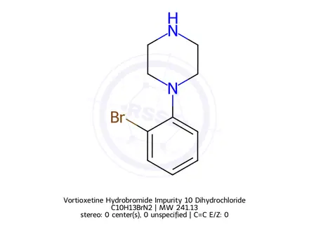Chemical structure of Vortioxetine Hydrobromide Impurity 10 Dihydrochloride