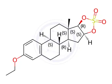 Chemical structure of Estriol Impurity 9